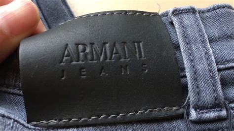 armani jeans fake vs real|armani jeans certificate of authority.